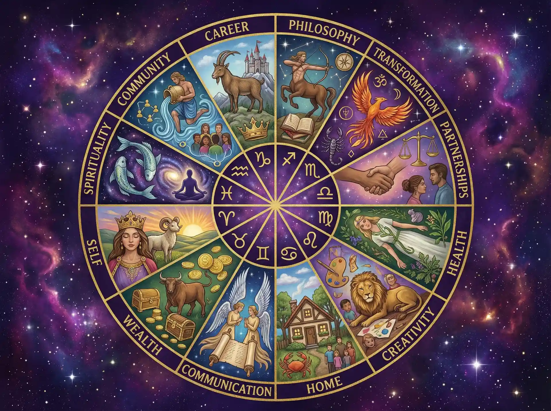 十二宫位解析 - 明星换脸 | 占星学知识
